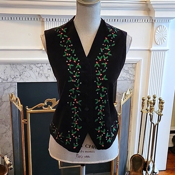Vintage Tops - Vintage 90's Christmas Vest